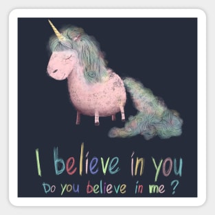 Little pink pony Unicorn Dreams Magnet